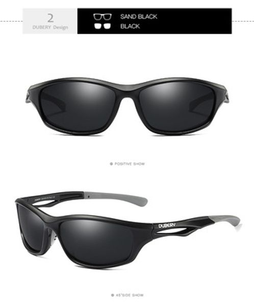 

he new brand designer sunglasses uv400 lens resin sports driving sunglasses men's glasses +box d166, White;black