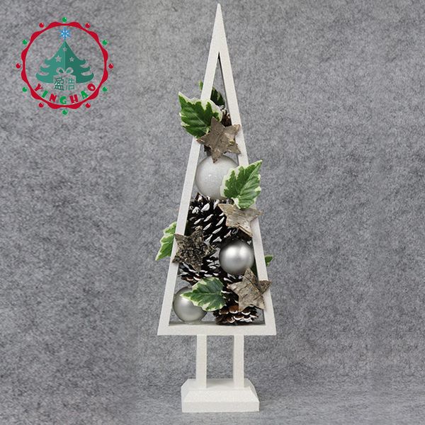 

inhoo mini wooden tree pine cones decorations for home accessories easter pinecone white small wedding decoration gift ornaments