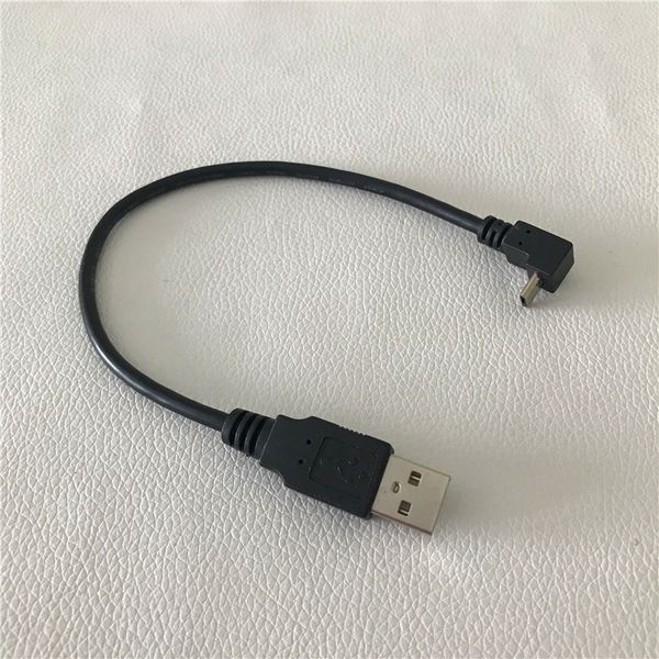 

usb type a male to up angle usb micro b male data transfer extension cable cord for mobile phone tablet pc 25cm