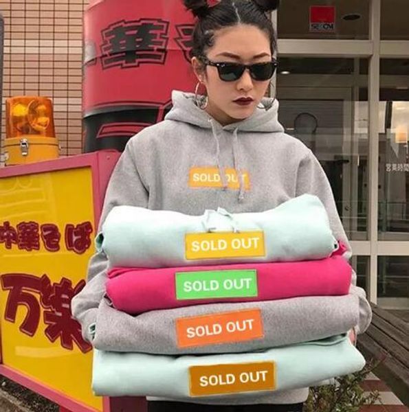 

17fw fashion bogo hoodie sweatshirt embroidering men women box logo hooded high quality coat