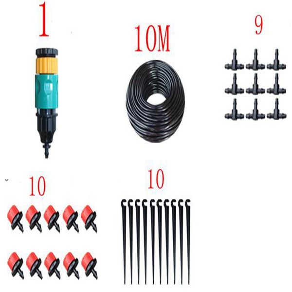 

10m balcony watering system semi-automatic watering equipment flowers set of drip irrigation set of rain flower
