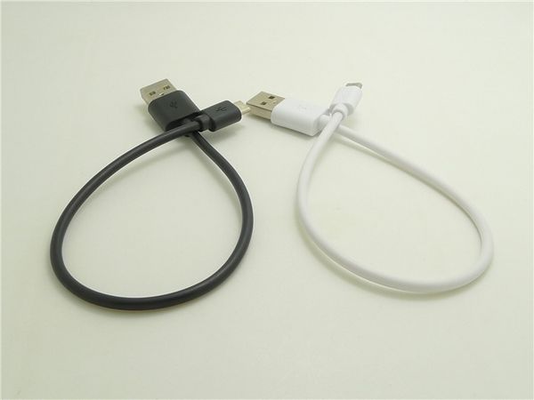 

0.25m micro v8 usb cable data line for android phone v8 line over 2a also use for mobile power charges black white