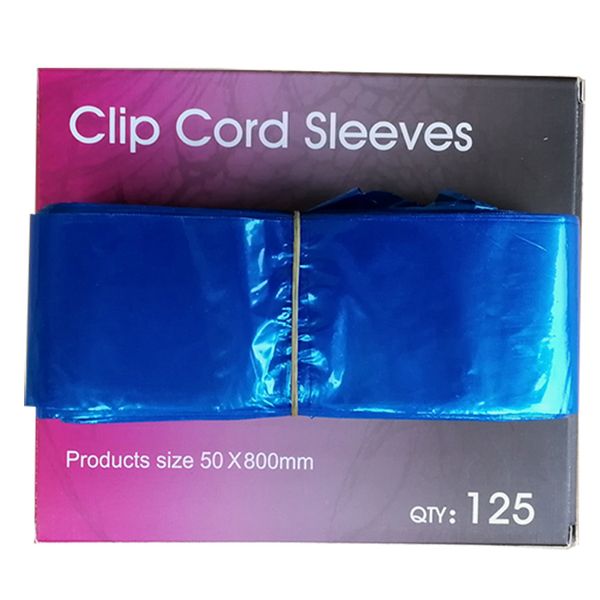 

Blue Tattoo Clipcord Sleeves Disposable Plastic Clipcord Cover Brand New Supplies For Professional Studio As Well As artists