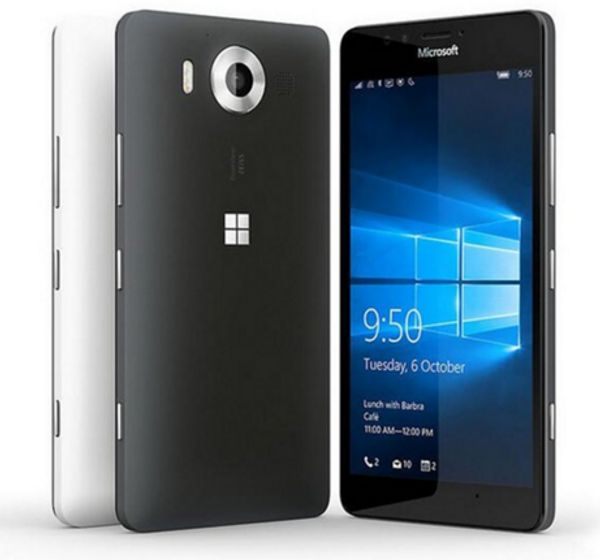 Orijinal Unlocked Nokia Microsoft Lumia 950 5.2 inç Dört Çekirdekli LTE 32 GB ROM 20.0MP Windows Cep Telefonu Yenilenmiş