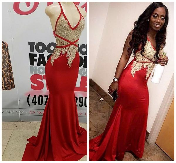 

plus size black girl prom dresses mermaid formal evening gowns red prom dress