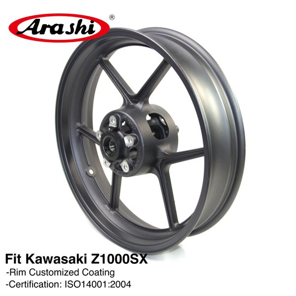 

arashi front wheel rim for kawasaki z1000sx 2009 2010 2011 z 1000 sx z1000 1000sx motorcycle cnc aluminum er6n ninja zx-10r z750 z800