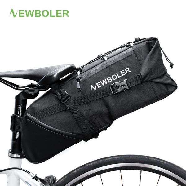 

newboler велосипедная сумка велосипедная седельная сумка pannier велоспорт mtb велосипедные сумки сиденья аксессуары 2018 8-10l водонепрониц