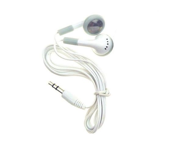 

Di po able imple white earphone headphone head et for mobile phone mp3 mp4 for bu or train or plane for chool 500