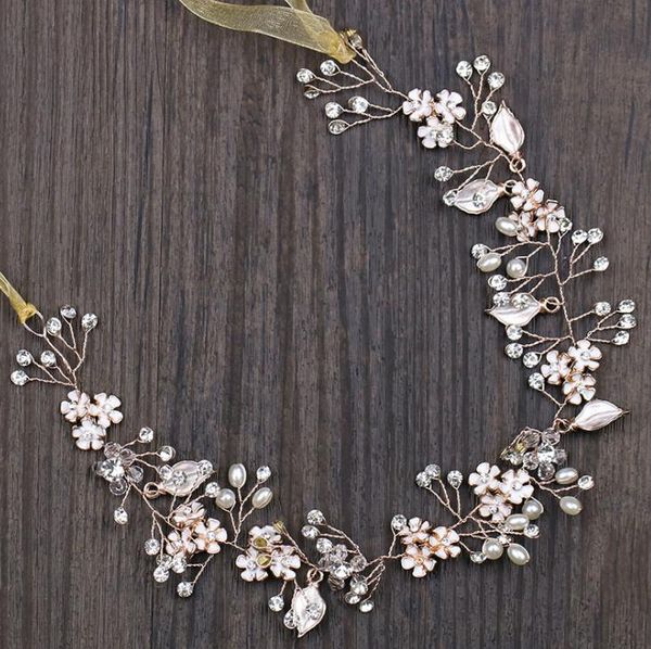 

розы, золотые цветы, украшения, невесты, волосы и головные уборы, Silver