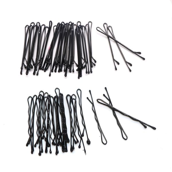 

120pcs/set pro hair clips 6cm black pins curly grips hairstyle barrette hairpin hair hairdressing styling diy tools