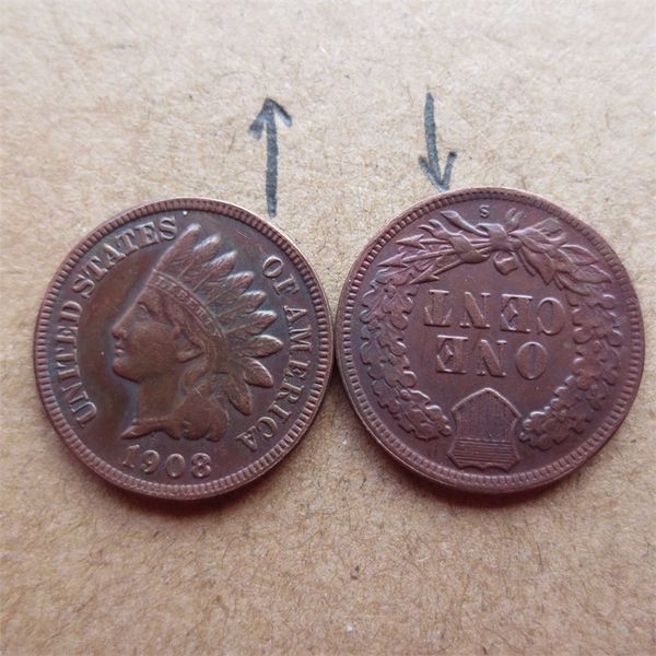 

United States 1908s Indian Head Cent Copy Coins Free Shipping High Quality old style Copy coin Free shipping