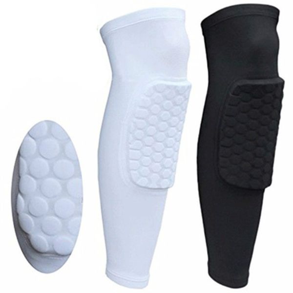 

1 ШТ. Сотовый Наколенник Anti-Slip Баскетбольная Нога С Длинным Рукавом Crashproof Protector Gear