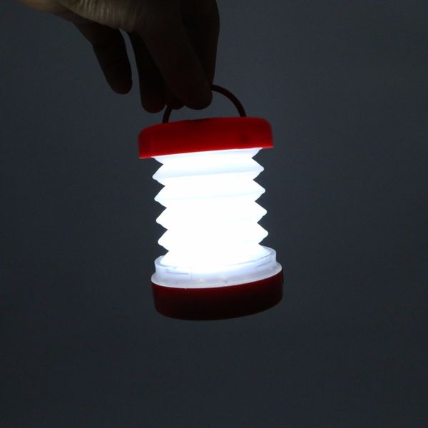 

portable lanterns 5 led waterproof scalable camping tent light retractable portable outdoor camping torch use 3*aaa battery