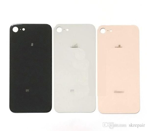 

50pc back gla full hou ing back battery door battery cover with adhe ive for iphone 8 plu x dhl