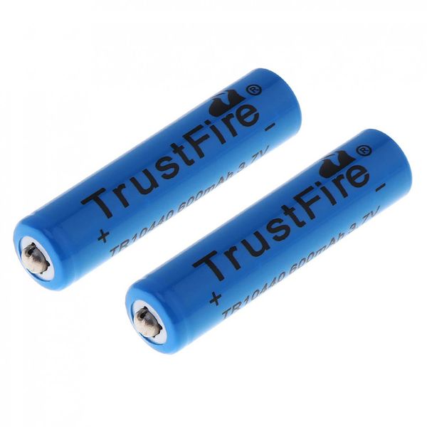 

TrustFire 10440 литий-ионная аккумуляторная батарея 3.7 в 600 мАч для светодиодный фонарик