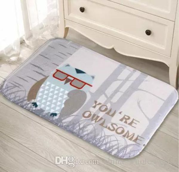 Mix Wholesale Floor Mat Carpet Owl Print Pattern Living Room