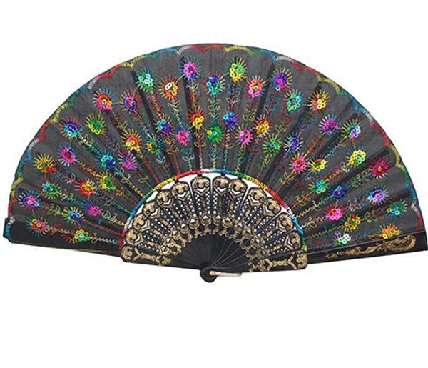 2019 Hot Spanish Style Embroidered Sequins Hand Lace Flower