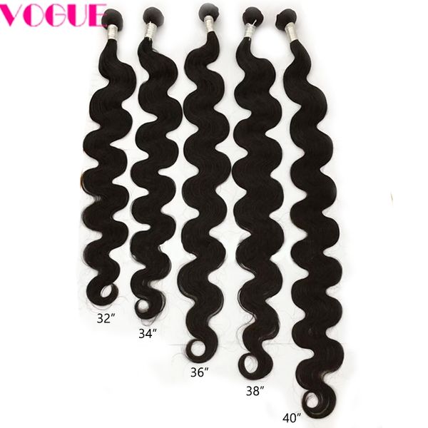 

40inch extra long indian virgin human hair weft remy hair weave bundle unproce ed human hair exten ion body wave
