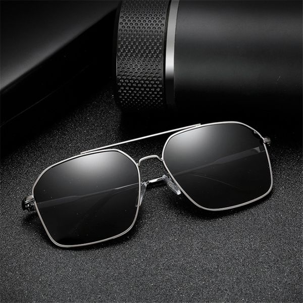 

polarized sunglasses men driver mirror sun glasses male eyewear for square type prescription glasses 326, White;black
