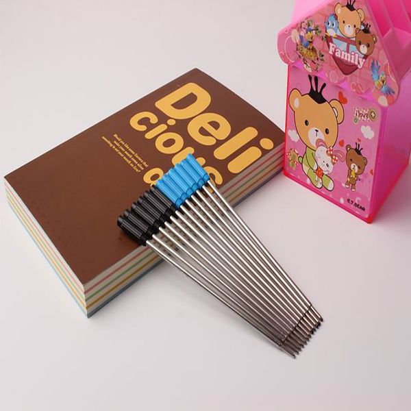 

10pcs/lot ballpoint pen refills 11.7cm length ing, Blue;orange