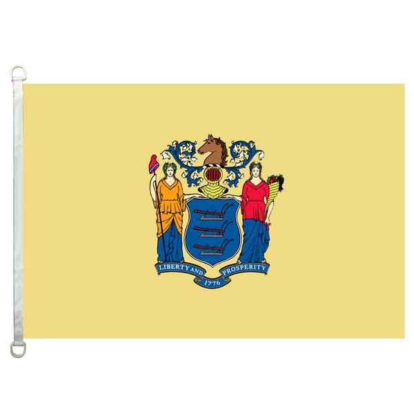 

good flag]new jersey flags banner 3x5ft-90x150cm 100% polyester country flags, 110gsm warp knitted fabric outdoor flag