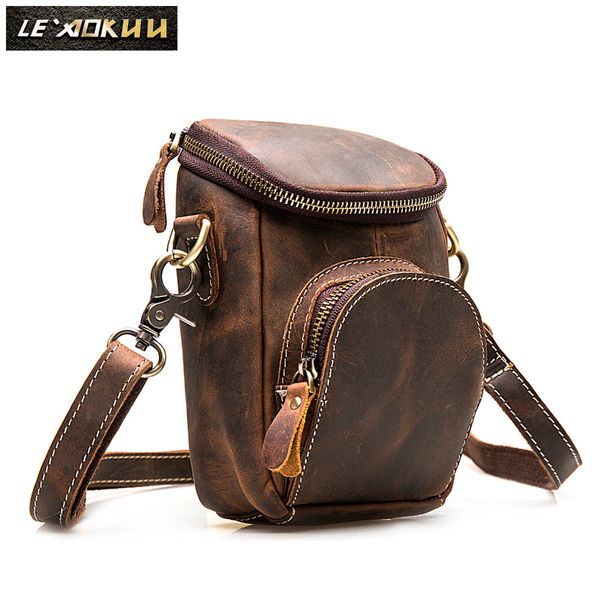 

fashion leather multifunction summer hook messenger crossbody bag design cigaree case 6" phone pouch waist belt bag 1167