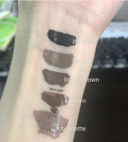 

Eyebrow gel auburn blonde black brown brunette 4 ver ion colour brown pencil emi permanent quality