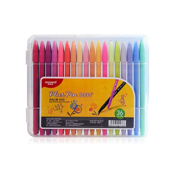 

water color pen set water based fiber nib gel pen 36 colors set