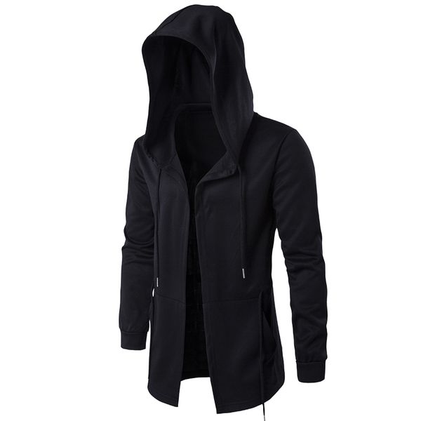 Erkekler Kapüşonlu Tişörtü Koyu Sistemi Elbise Hip Hop Manto Hoodies Assassin creed Ceket Moda Ceket uzun Kollu Pelerin Erkek Coats Dış Giyim