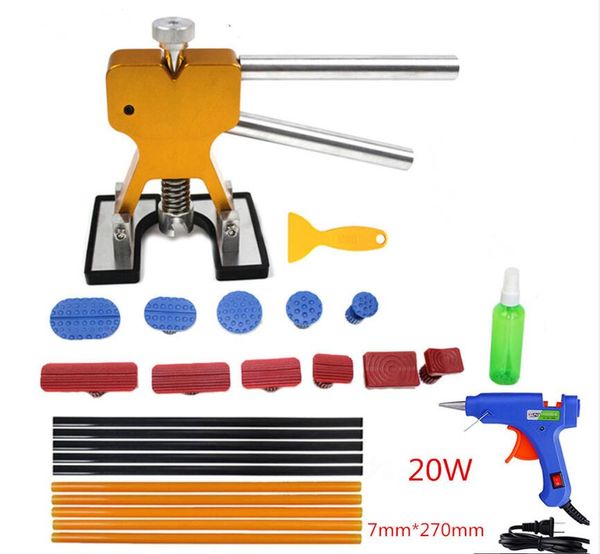 Strumenti PDR Strumento per la riparazione di ammaccature auto senza vernice Estrattore per linguette Estrattore per ammaccature Kit di strumenti PDR ToolKit Set di utensili manuali355t