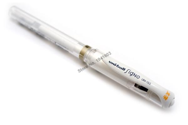

6 pcs/lot uni-ball signo broad um-153 gel ink pen 1 mm