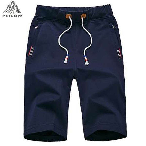 

peilow plus size ~6xl,7xl,8xl men's shorts summer elastic waist beach shorts cotton casual male shorts homme clothing, White;black