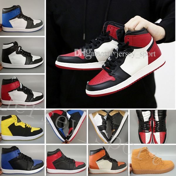 

high og 1 3 men basketball shoes bred toe chicago banned royal blue fragment unc homage to home new love city of flight sneakers sports