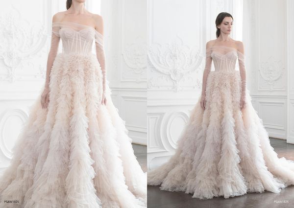 

румяна розовый паоло себастьян пром платья с плеча иллюзия рябить с длинным рукавом вечернее платье партии носить развертки поезд вечерние п, Black