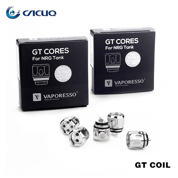 

Оригинал Vaporesso NRG Coil Head GT2 GT4 GT6 GT8 GT CCELL 0.15ohm 0.4ohm 0.2ohm 0.5ohm сердечника Замена Катушки для Revenger MINI X Swag NRG