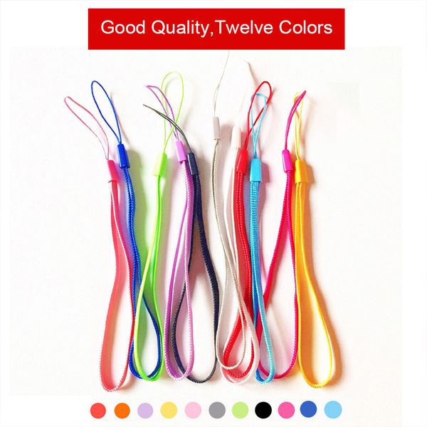 

cell phone lanyard strap universal cotton neck wrist and hand strap for mobile camera key usb drive 1 pair classic high fashion