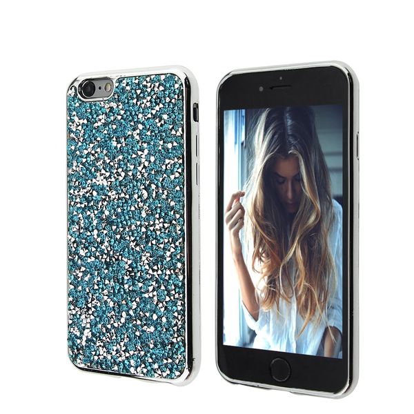 

for iphone case premium diamond rinhstone 2in1 luxury diamond rhinestone back cover phone case for samsung defender case