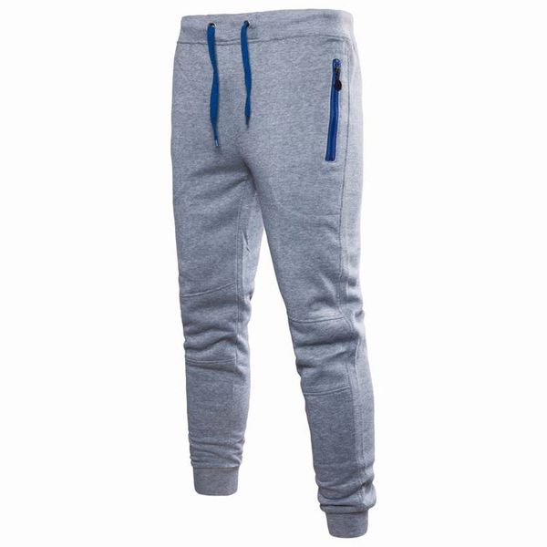 

mens joggers casual pants fitness men sportswear tracksuit bottoms skinny sweatpants trousers black gyms jogger track pants