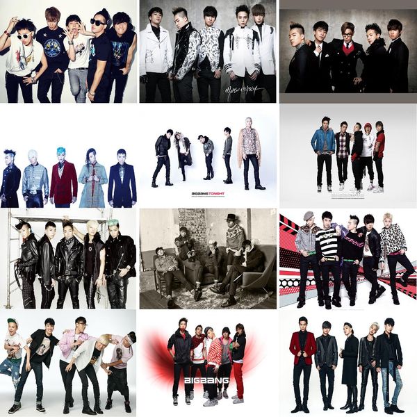 

bigbang posters wall stickers home decoration k-pop