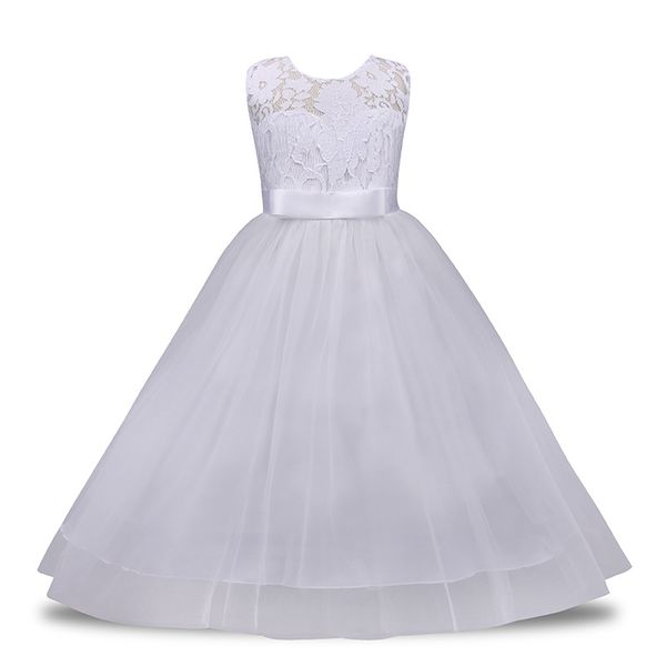 

Цветочница Кружева Платье Принцессы Детский Праздник Свадебное Платье Подружки