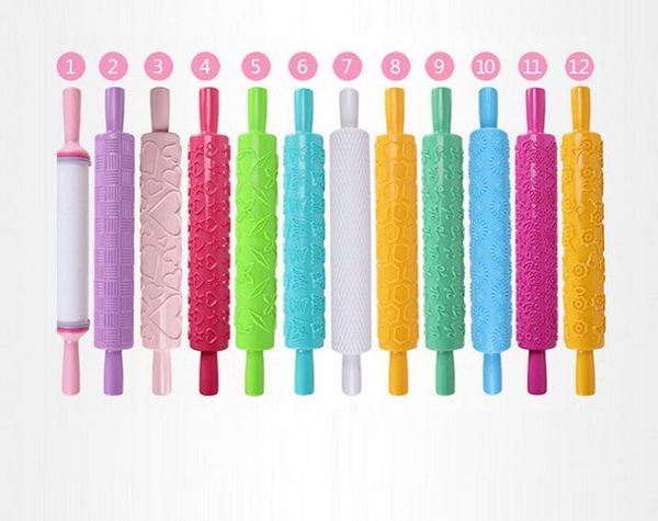 

пластиковый шаблон скалкой торт тиснение ролик cookie sugarcraft украшения скалкой diy кухня выпечки инструменты