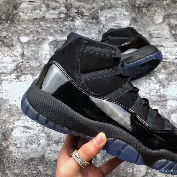 

2018 relea e 11 prom night blackout 11 ba ketball hoe neaker for men authentic real carbon fiber with box 378037 005