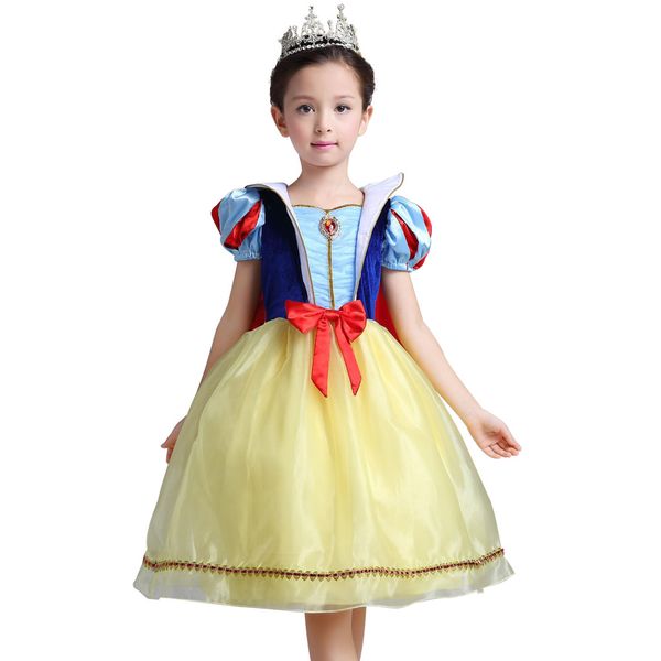 Acquista Festival Vestito Da Natale Ragazza Biancaneve Vestito Ragazze Prom Abito Da Principessa Bambini Regali Bambini Intenti Abiti Da Festa Fancy