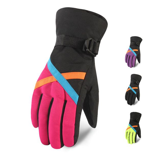 

windproof ski gloves ladies' warm cold proof outdoor riding gloves sports waterproof winter