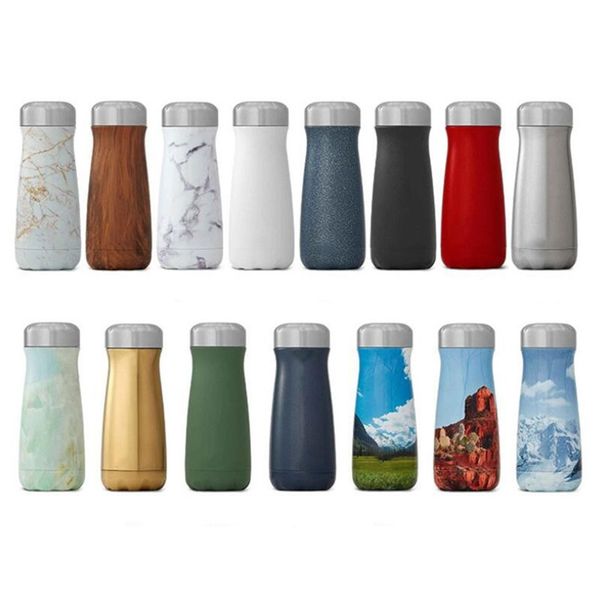 

500 мл большой рот кола shaped бутылки воды из нержавеющей стали термос спорта на открытом воздухе портативный велосипед путешествия бутылки