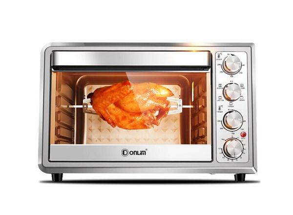 

donlim electric oven home baking oven light up and down the independent temperature rotation grill oven 38l dl-k40a