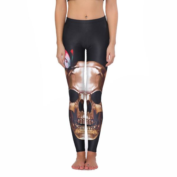 

women leggings 3d printed fitness yoga pants leggins female skinny sportswear workout trousers gym running tights, White;red
