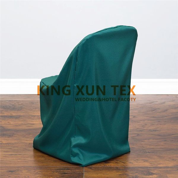 Hot Sale 100 Polyester Folding Chair Cover For Banquet Wedding