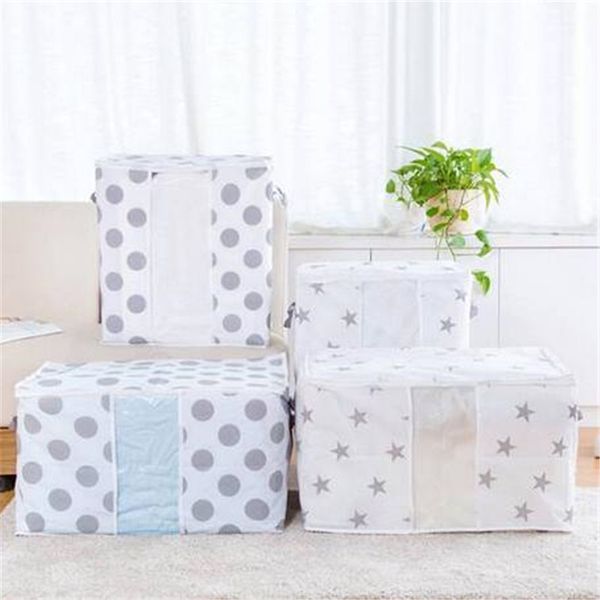 

super value foldable storage bag clothes blanket quilt closet sweater organizer box pouches