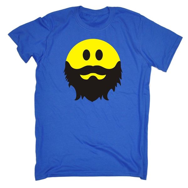 Bearded Smiling Face T-SHIRT Beard Pirate Smile Retro Ar Funny birthday gift